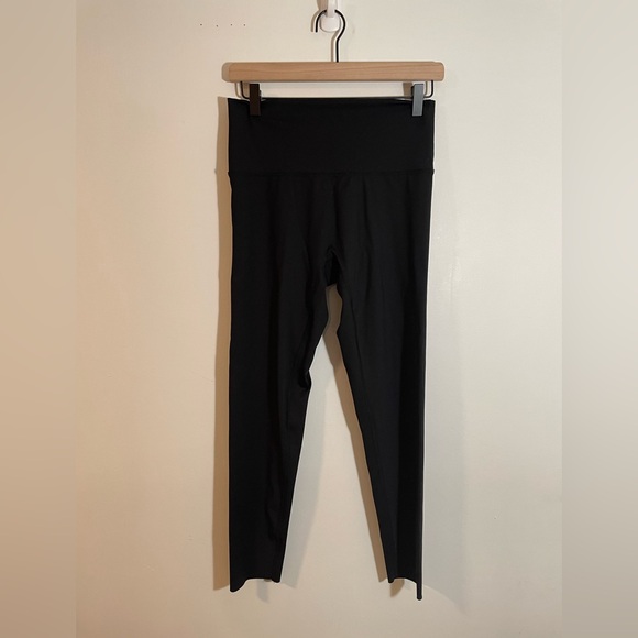 Offline By Aerie 7/8 Leggings Hi-Rise Black Size Large Stretch Yoga Lounge EUC - Picture 2 of 10